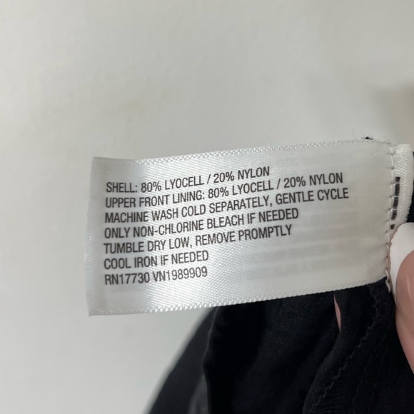 NWT a new day Black Textured Tied Tank Top - Picture 5 of 5